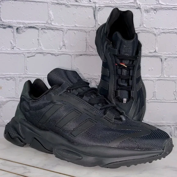 Adidas ozweego pure triple black men\'s sz 9.5 Adidas Ozweego Pure Triple Black for sale | eBay main image 4